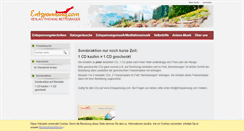 Desktop Screenshot of entspannung.com
